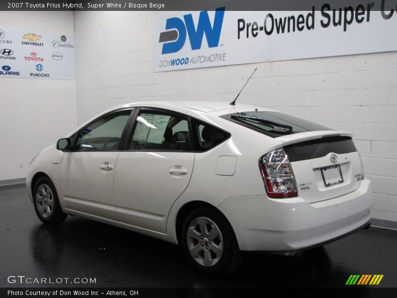 Super White / Bisque Beige 2007 Toyota Prius Hybrid