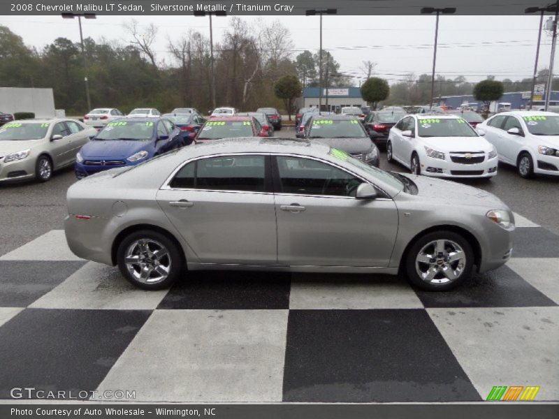 Silverstone Metallic / Titanium Gray 2008 Chevrolet Malibu LT Sedan