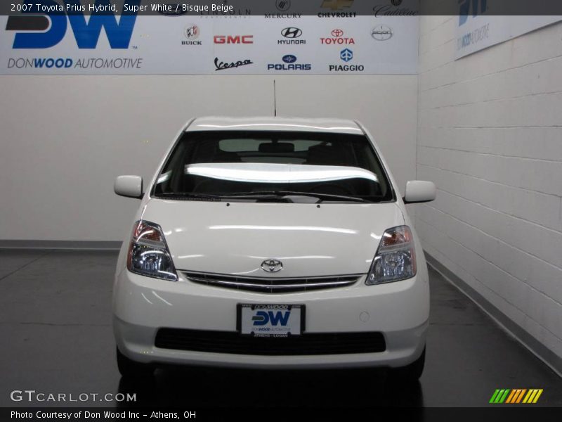 Super White / Bisque Beige 2007 Toyota Prius Hybrid