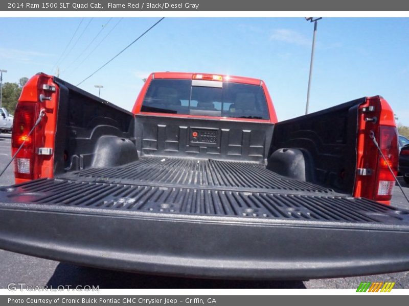 Flame Red / Black/Diesel Gray 2014 Ram 1500 SLT Quad Cab