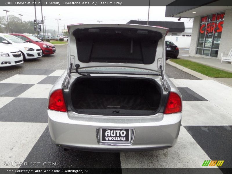 Silverstone Metallic / Titanium Gray 2008 Chevrolet Malibu LT Sedan