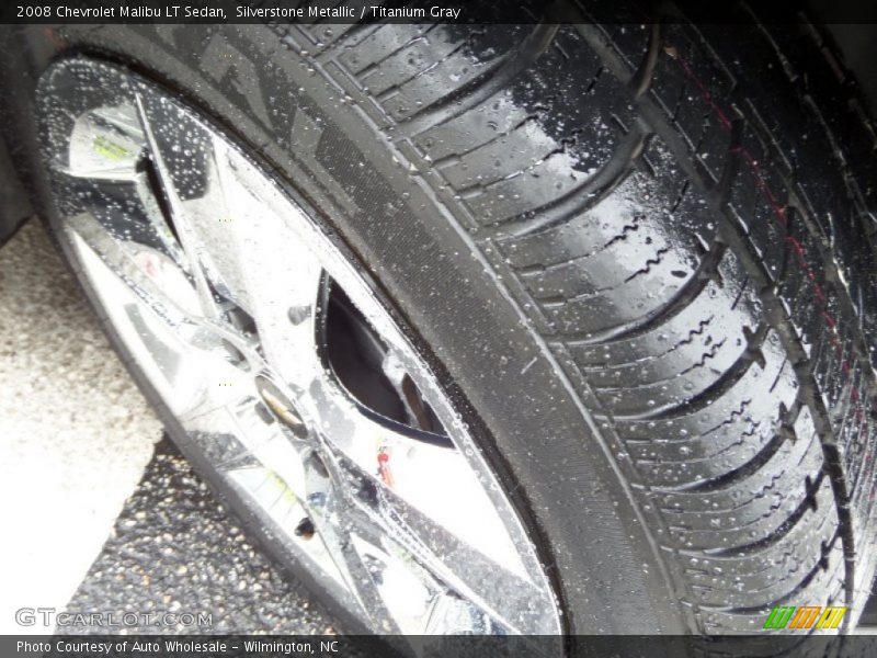 Silverstone Metallic / Titanium Gray 2008 Chevrolet Malibu LT Sedan