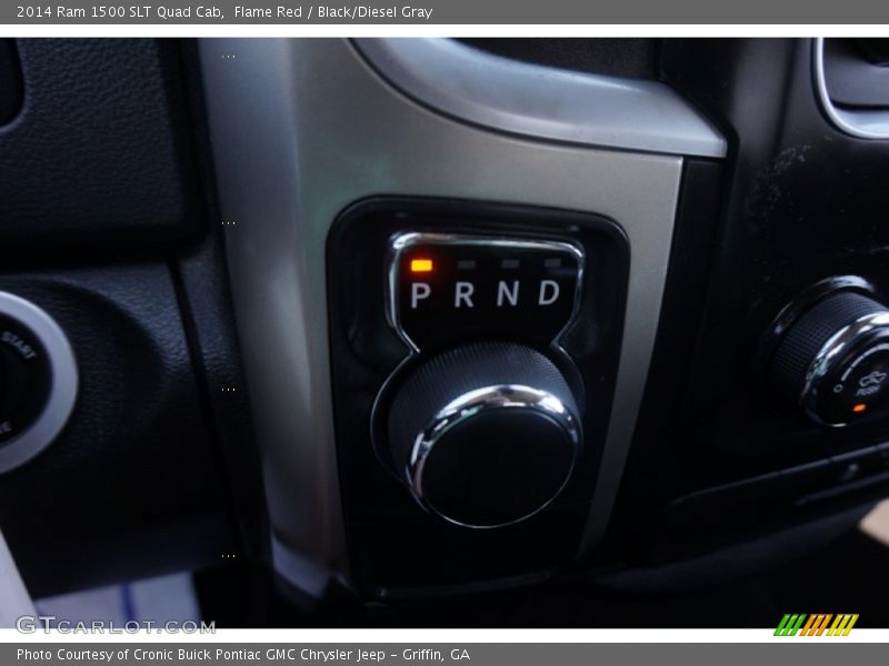 Flame Red / Black/Diesel Gray 2014 Ram 1500 SLT Quad Cab