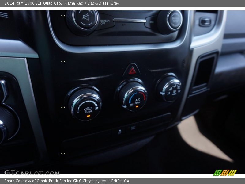 Flame Red / Black/Diesel Gray 2014 Ram 1500 SLT Quad Cab