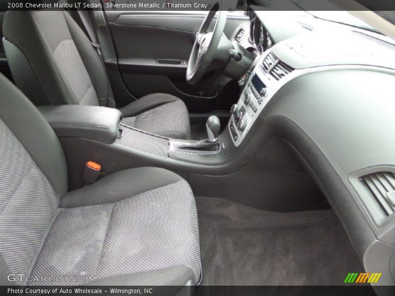 Silverstone Metallic / Titanium Gray 2008 Chevrolet Malibu LT Sedan
