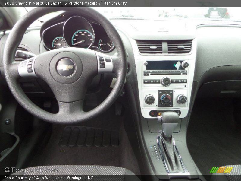Silverstone Metallic / Titanium Gray 2008 Chevrolet Malibu LT Sedan