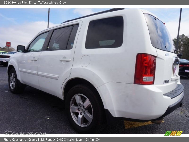 Taffeta White / Gray 2010 Honda Pilot EX-L