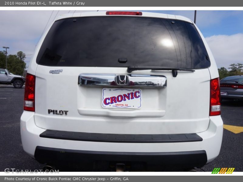 Taffeta White / Gray 2010 Honda Pilot EX-L