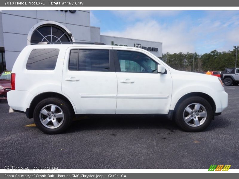 Taffeta White / Gray 2010 Honda Pilot EX-L