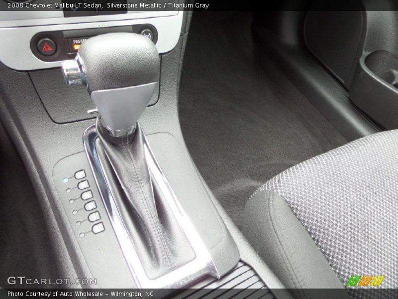 Silverstone Metallic / Titanium Gray 2008 Chevrolet Malibu LT Sedan