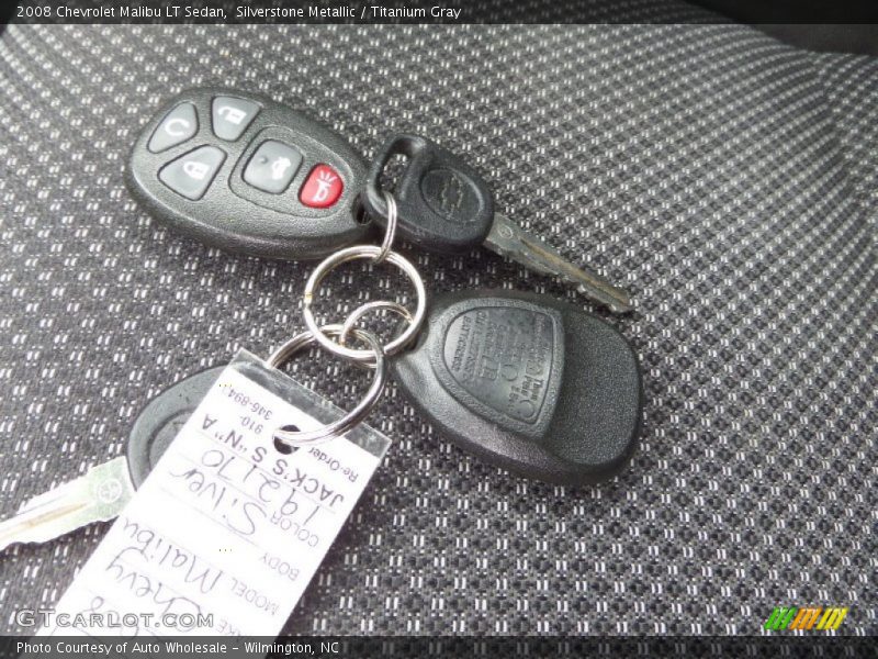 Silverstone Metallic / Titanium Gray 2008 Chevrolet Malibu LT Sedan