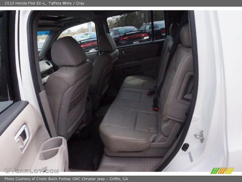 Taffeta White / Gray 2010 Honda Pilot EX-L