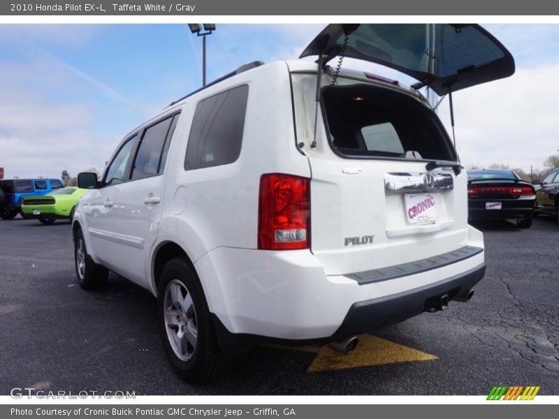 Taffeta White / Gray 2010 Honda Pilot EX-L