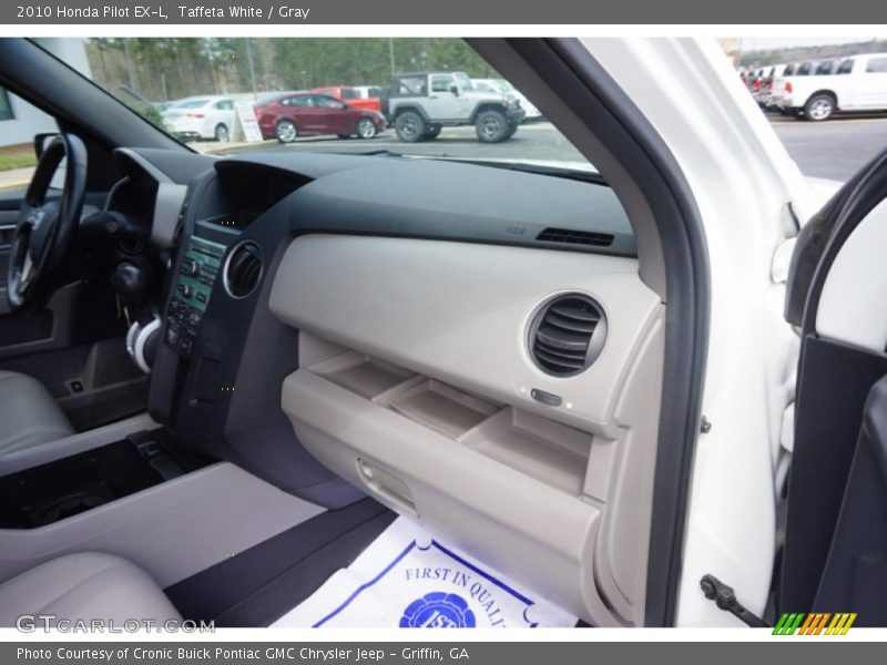 Taffeta White / Gray 2010 Honda Pilot EX-L