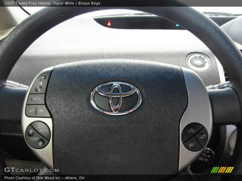 Super White / Bisque Beige 2007 Toyota Prius Hybrid