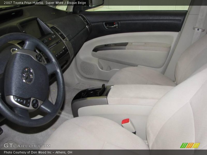 Super White / Bisque Beige 2007 Toyota Prius Hybrid