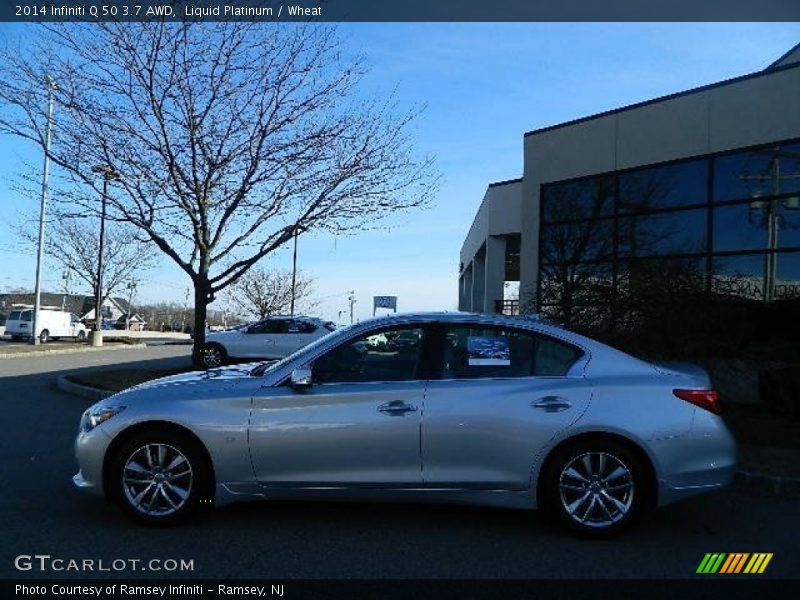 Liquid Platinum / Wheat 2014 Infiniti Q 50 3.7 AWD