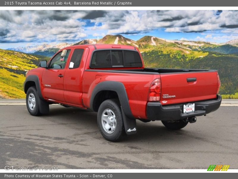 Barcelona Red Metallic / Graphite 2015 Toyota Tacoma Access Cab 4x4