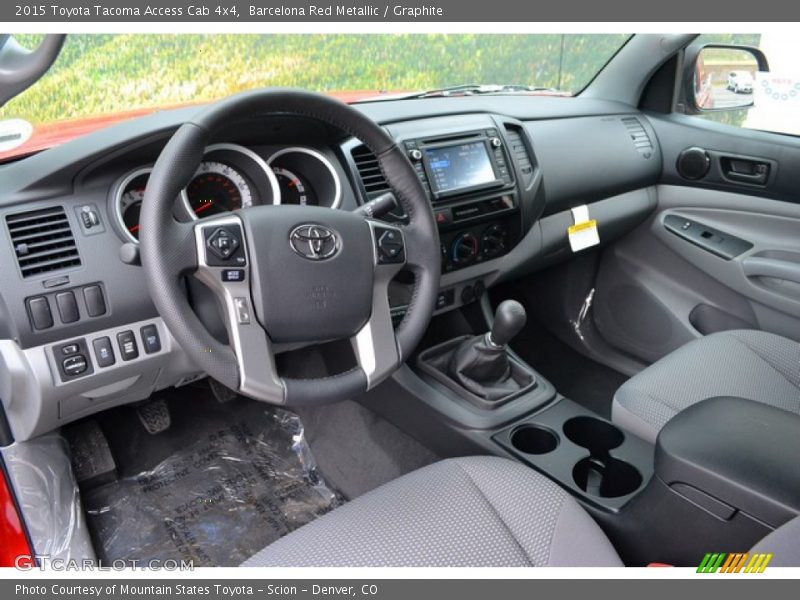  2015 Tacoma Access Cab 4x4 Graphite Interior
