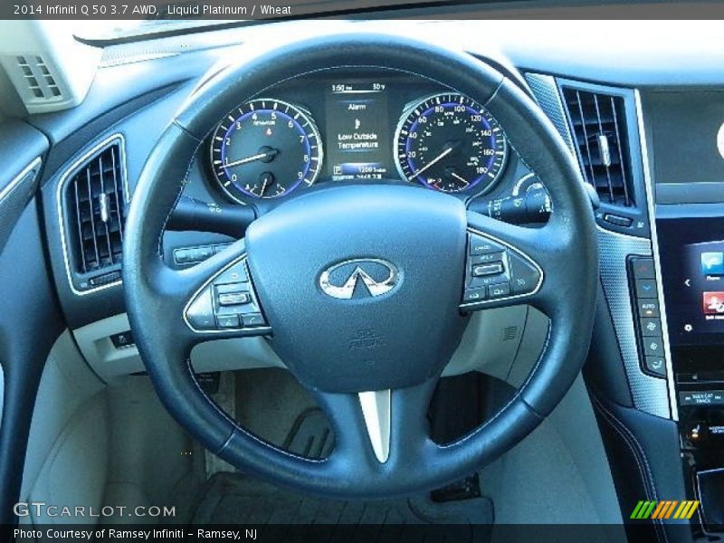 Liquid Platinum / Wheat 2014 Infiniti Q 50 3.7 AWD