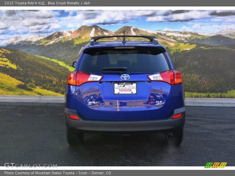 Blue Crush Metallic / Ash 2015 Toyota RAV4 XLE