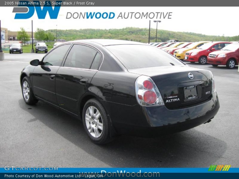 Super Black / Frost Gray 2005 Nissan Altima 2.5 S