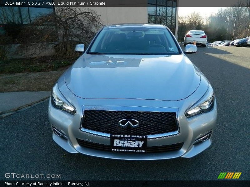 Liquid Platinum / Graphite 2014 Infiniti Q 50 3.7 AWD