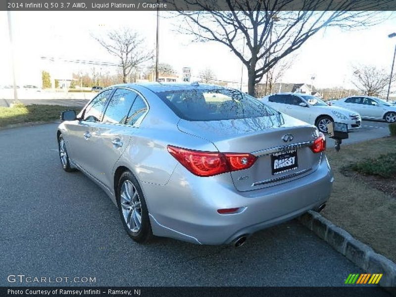 Liquid Platinum / Graphite 2014 Infiniti Q 50 3.7 AWD