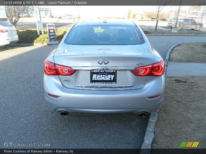 Liquid Platinum / Graphite 2014 Infiniti Q 50 3.7 AWD