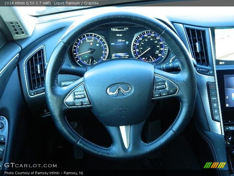 Liquid Platinum / Graphite 2014 Infiniti Q 50 3.7 AWD