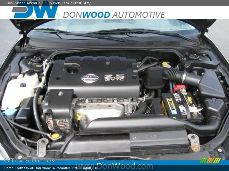 Super Black / Frost Gray 2005 Nissan Altima 2.5 S