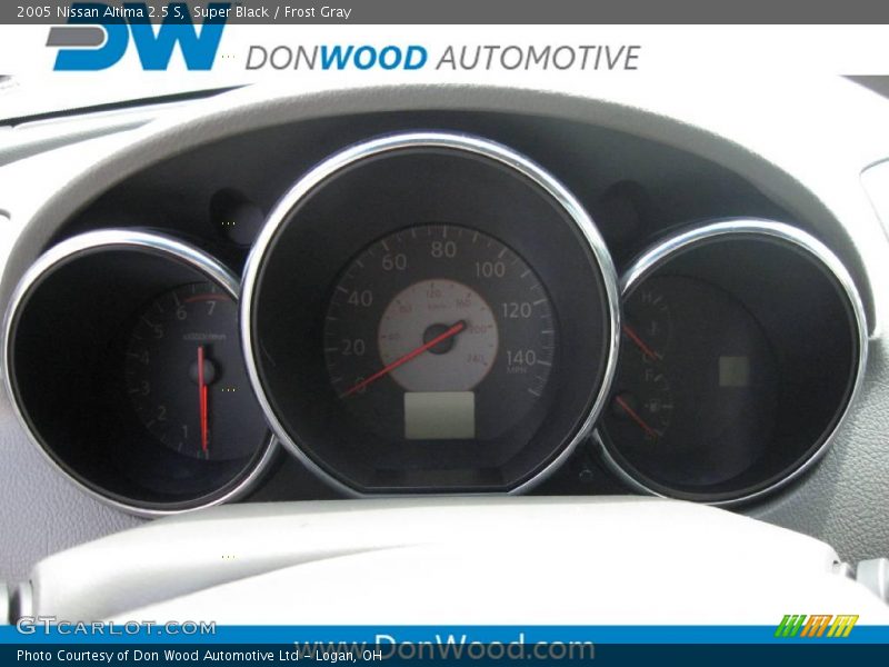Super Black / Frost Gray 2005 Nissan Altima 2.5 S