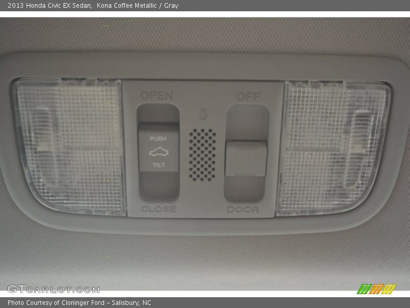 Kona Coffee Metallic / Gray 2013 Honda Civic EX Sedan