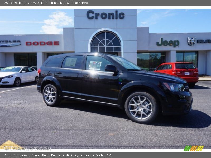 Pitch Black / R/T Black/Red 2015 Dodge Journey R/T