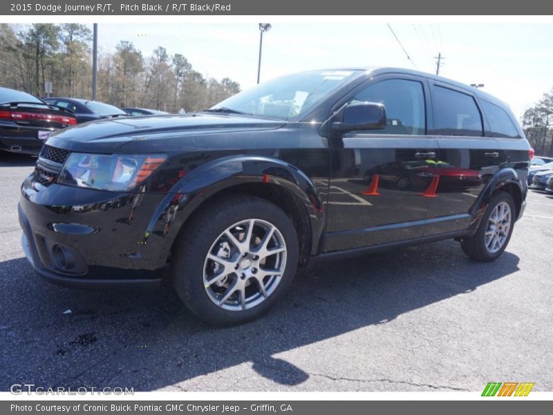 Pitch Black / R/T Black/Red 2015 Dodge Journey R/T