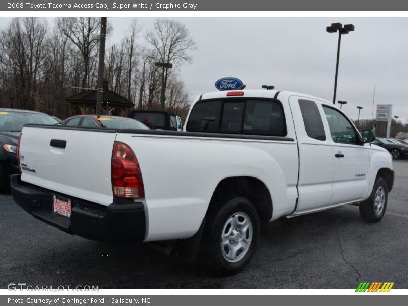 Super White / Graphite Gray 2008 Toyota Tacoma Access Cab