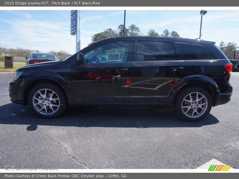 Pitch Black / R/T Black/Red 2015 Dodge Journey R/T