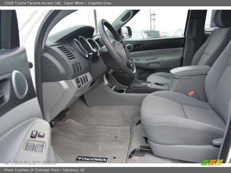 Super White / Graphite Gray 2008 Toyota Tacoma Access Cab