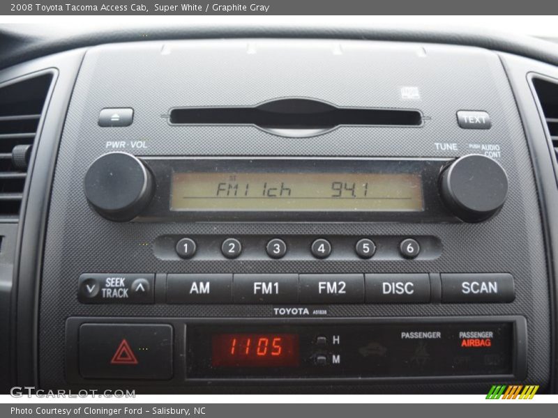 Super White / Graphite Gray 2008 Toyota Tacoma Access Cab