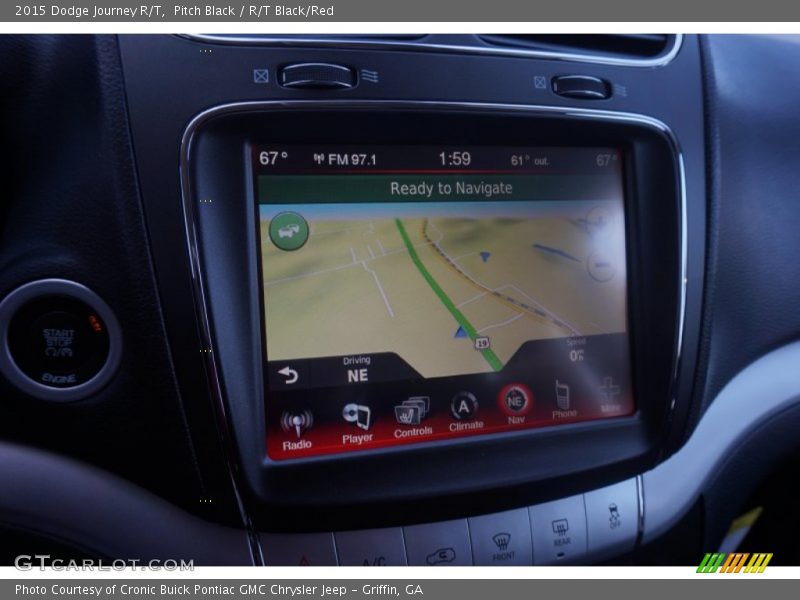 Pitch Black / R/T Black/Red 2015 Dodge Journey R/T