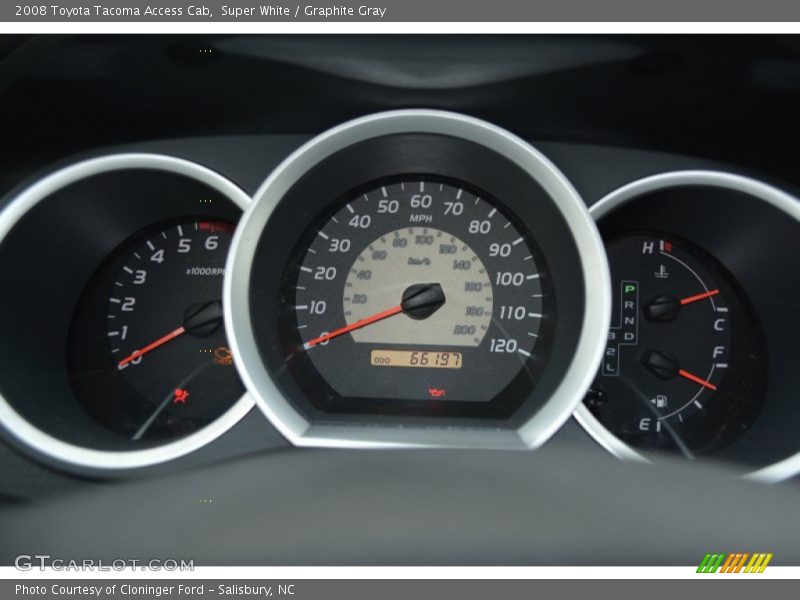 Super White / Graphite Gray 2008 Toyota Tacoma Access Cab