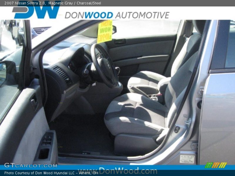 Magnetic Gray / Charcoal/Steel 2007 Nissan Sentra 2.0