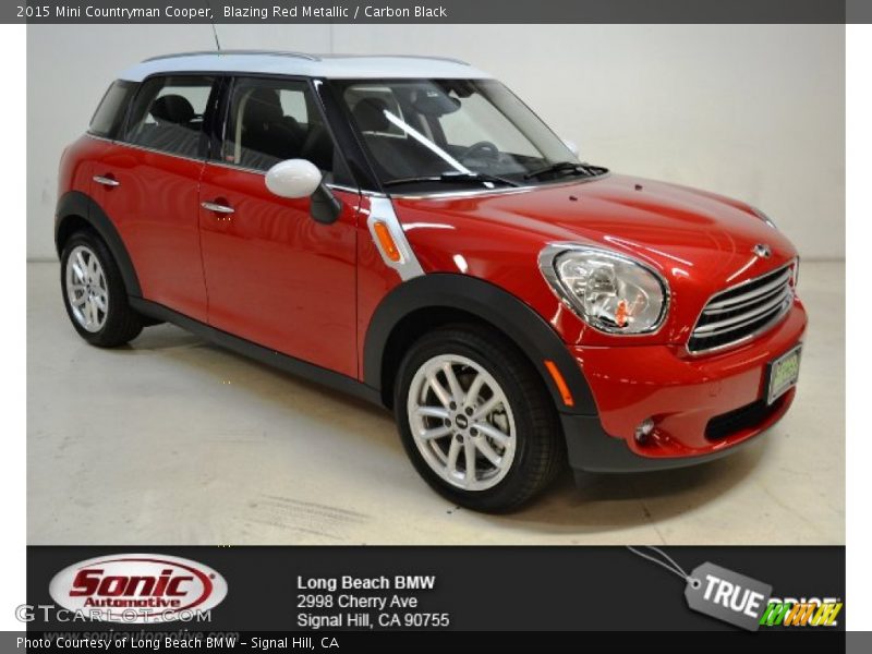 Blazing Red Metallic / Carbon Black 2015 Mini Countryman Cooper