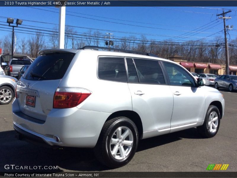 Classic Silver Metallic / Ash 2010 Toyota Highlander SE 4WD