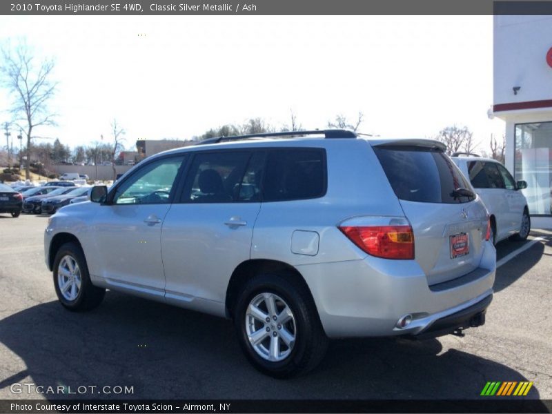Classic Silver Metallic / Ash 2010 Toyota Highlander SE 4WD