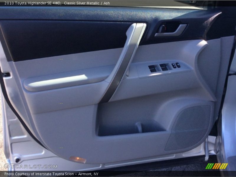 Classic Silver Metallic / Ash 2010 Toyota Highlander SE 4WD