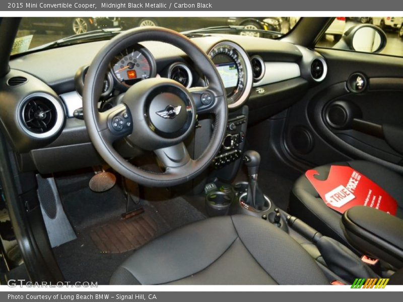 Midnight Black Metallic / Carbon Black 2015 Mini Convertible Cooper