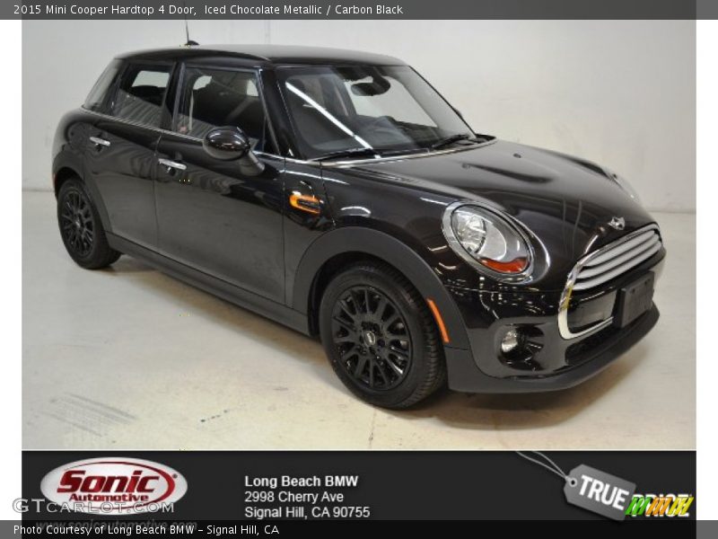 Iced Chocolate Metallic / Carbon Black 2015 Mini Cooper Hardtop 4 Door