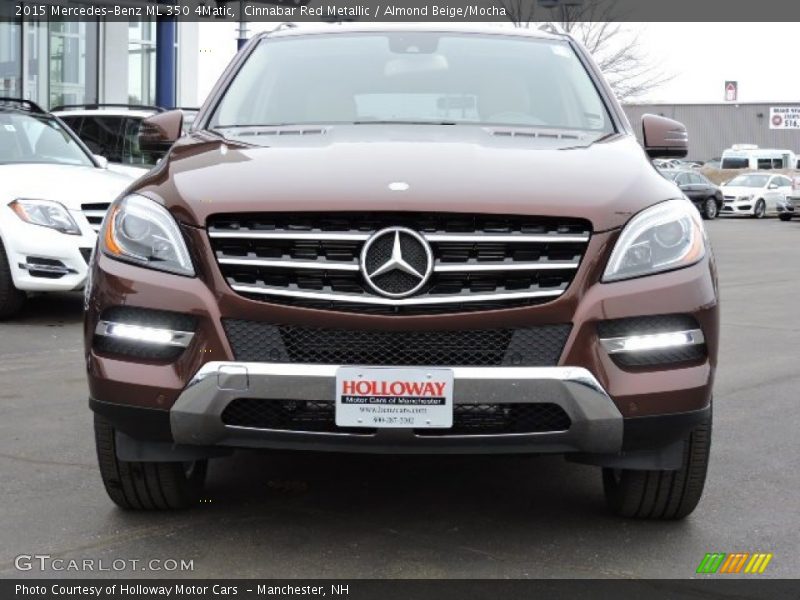 Cinnabar Red Metallic / Almond Beige/Mocha 2015 Mercedes-Benz ML 350 4Matic