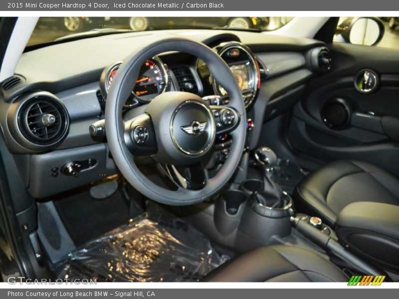 Iced Chocolate Metallic / Carbon Black 2015 Mini Cooper Hardtop 4 Door